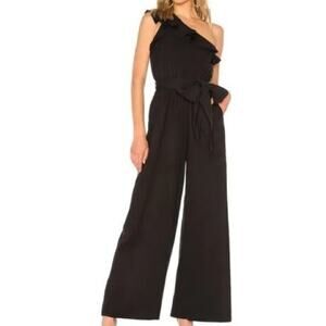Ulla Johnson Demi Black Jumpsuit in Jet sz 4